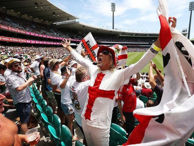 The Barmy Army has contributed to a rise in tourists from the UK. 