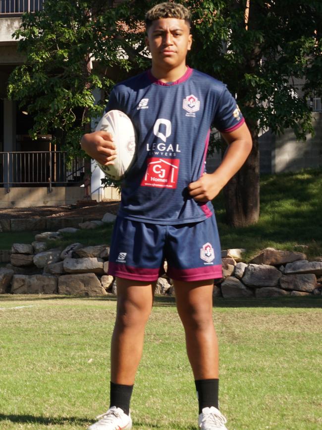 Ipswich SHS Year 8 student Kyanu Seiuli