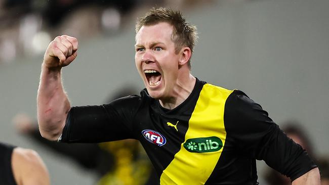 Riewoldt is expected to make his decision soon. Picture: Dylan Burns/AFL Photos via Getty Images