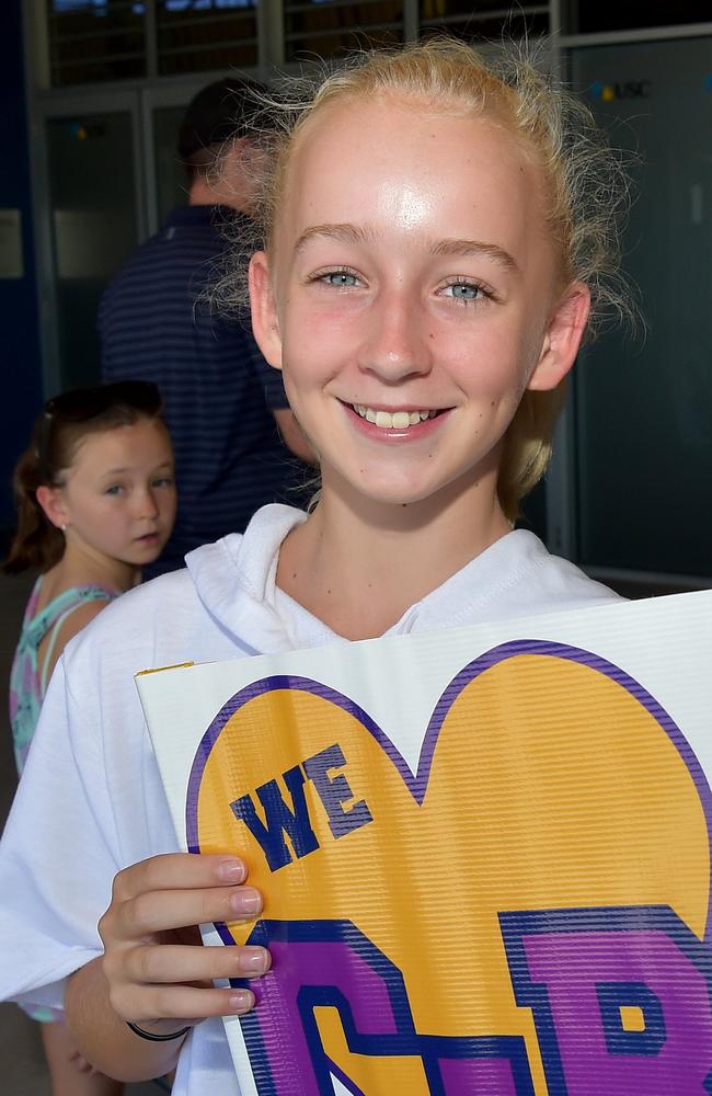 Zoe Greenwood at a Lightning game in 2017.