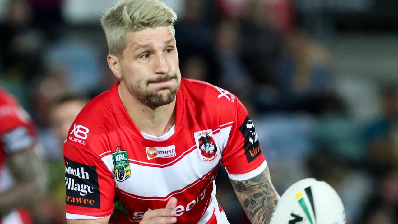 Gareth Widdop of the Dragons.