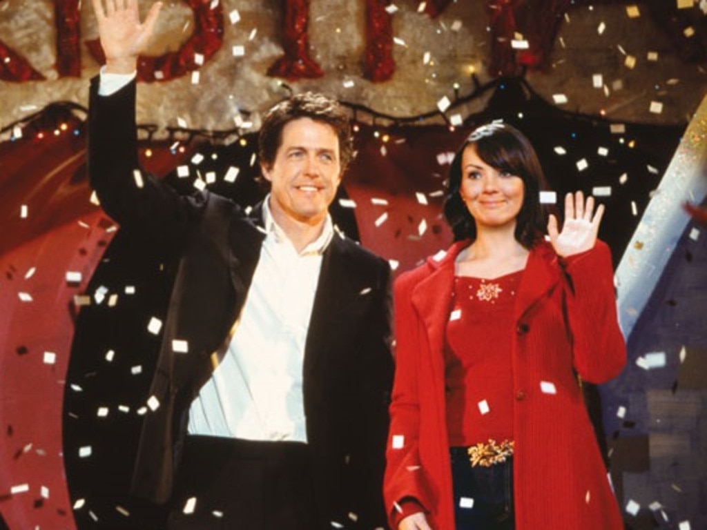 Hugh Grant and Martine McCutcheon. Picture: Love Actually