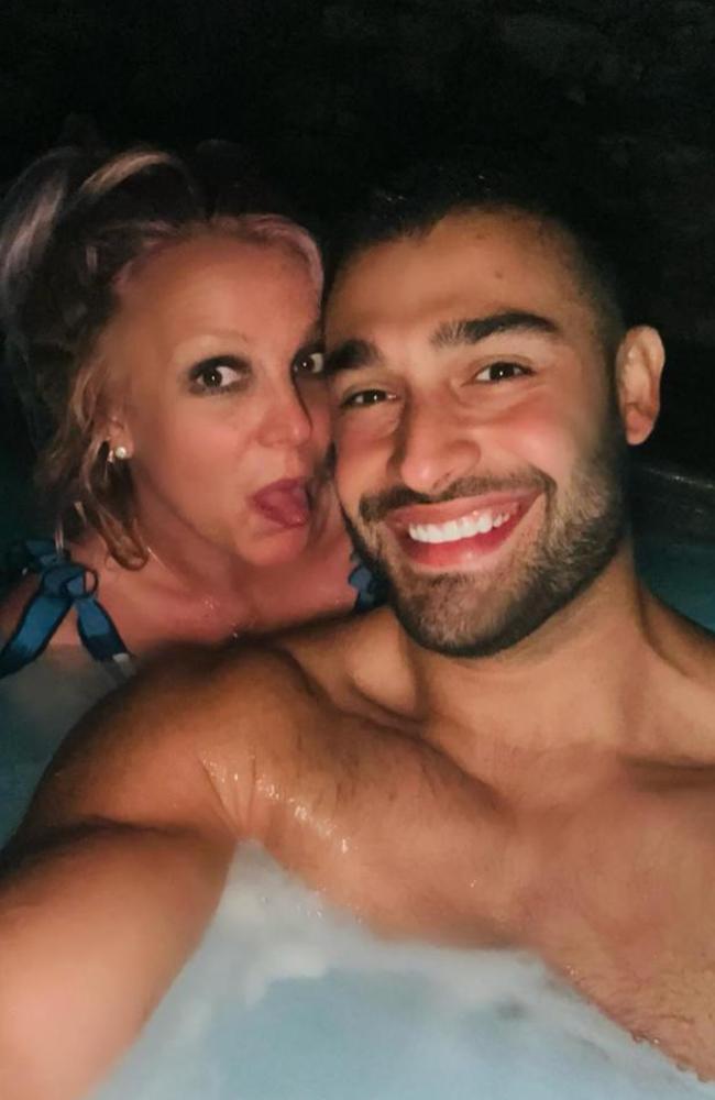 Britney Spears used to have her fiance Sam Asghari on ‘her payroll’. Picture: Instagram