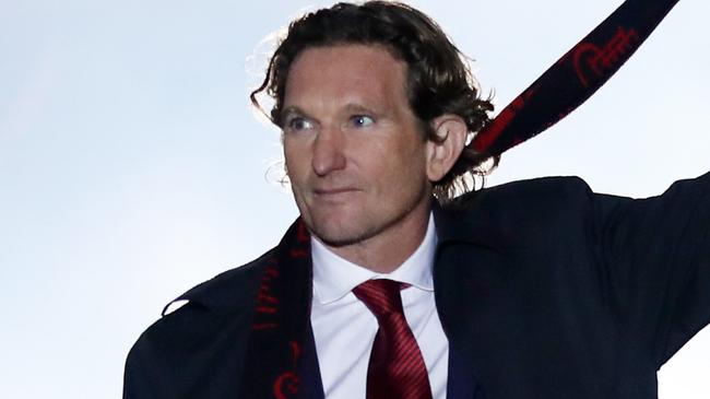 MELBOURNE, AUSTRALIA - JUNE 10: James Hird is seen during the 2022 AFL Round 13 match between the Essendon Bombers and the Carlton Blues at the Melbourne Cricket Ground on June 10, 2022 in Melbourne, Australia. (Photo by Michael Willson/AFL Photos via Getty Images)