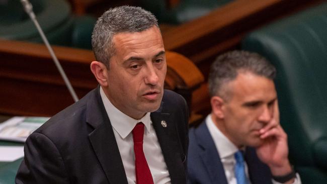 ADELAIDE, AUSTRALIA - NewsWire Photos December 1, 2022:  Question time in South Australian Parliament - LaborÃs Tom Koutsantonis. Picture: Newswire / Naomi Jellicoe