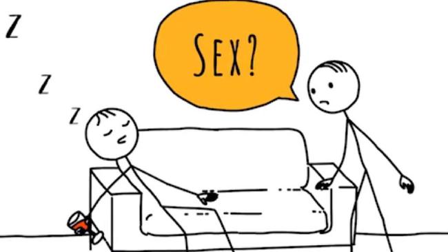 An illustration from the course module on Charles Darwin University’s online course on sexual consent.