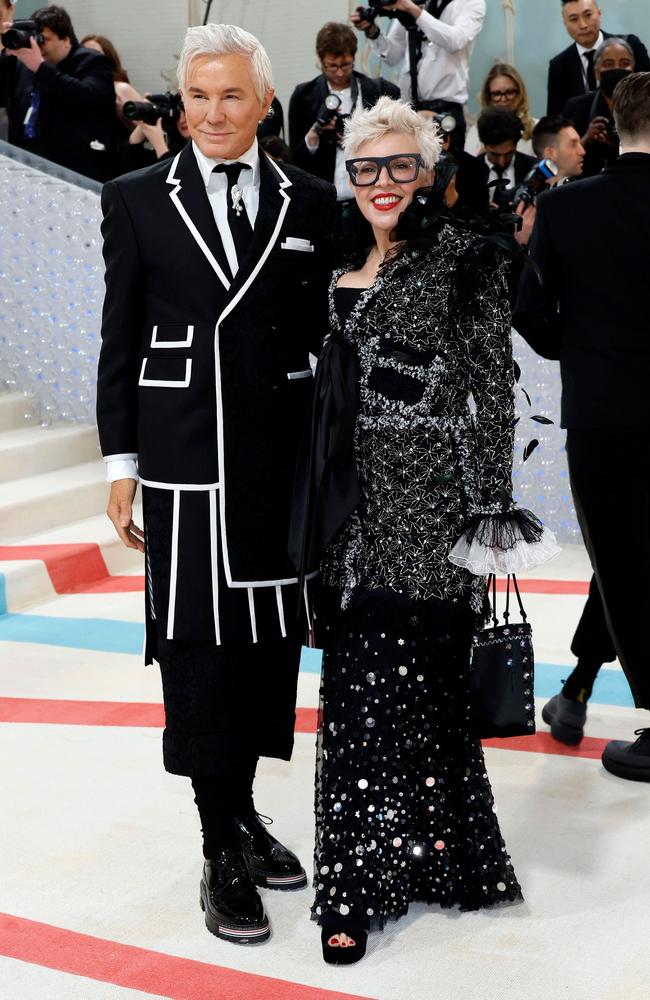 Baz Luhrmann and Catherine Martin. Picture: Getty Images via AFP