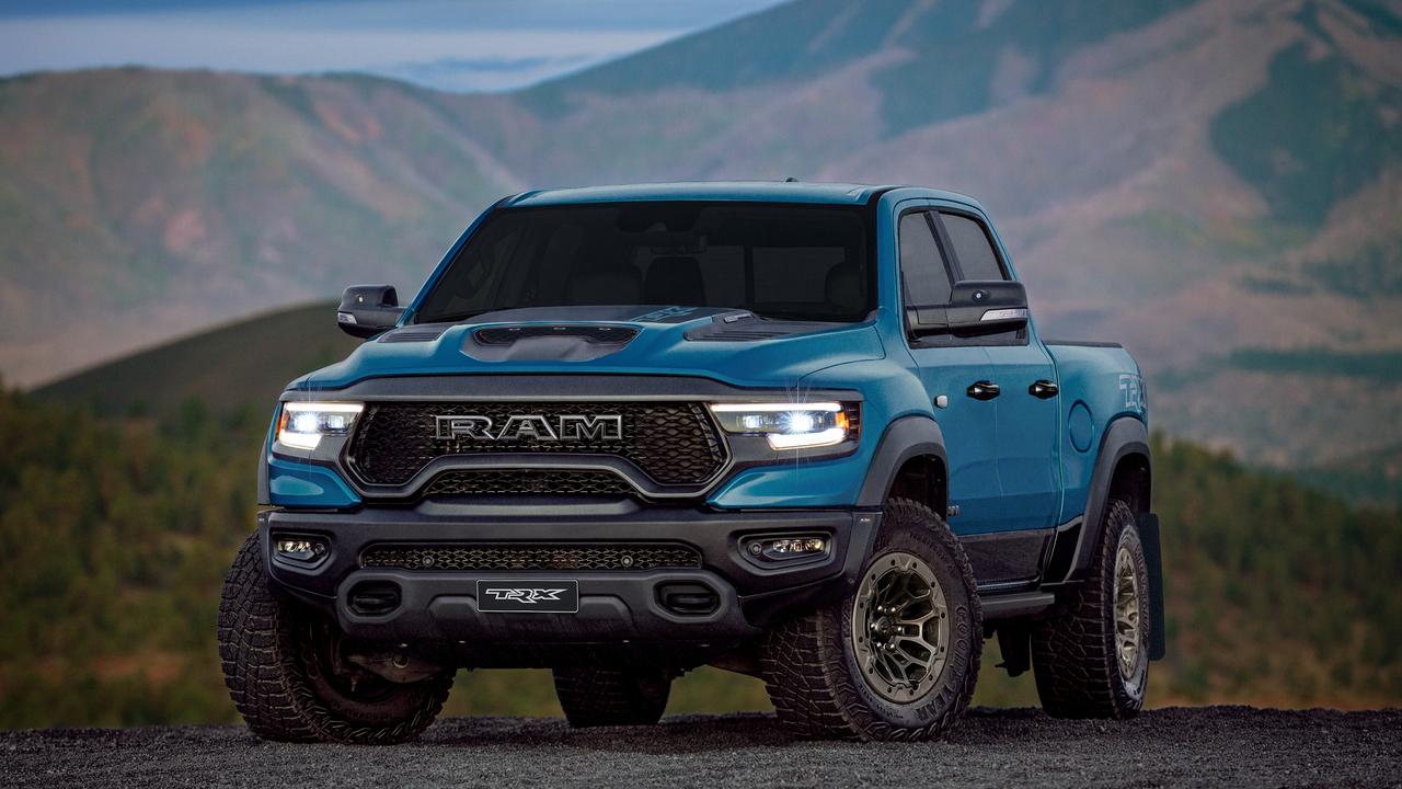 Australia’s love for big vehicles is growing with the average vehicle footprint increasing. Pictured is the 2024 Ram TRX Final Edition. Picture: Supplied