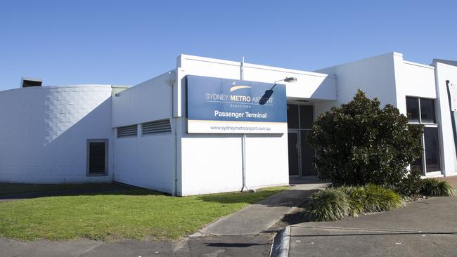 A passenger terminal at Bankstown Airport is all set to go, should plans to permit passenger flights be approved. Picture: Melvyn Knipe