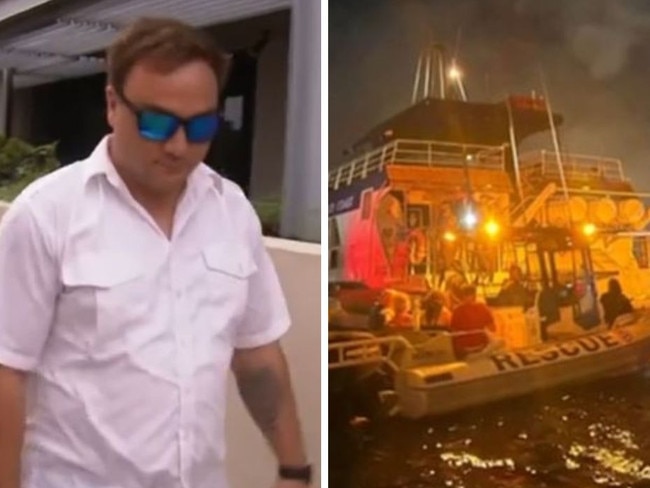 Skipper claims he mistook alcohol for soft drink. Picture: 7News