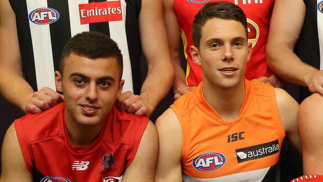 Salem and Josh Kelly played their school footy together and were drafted in the same year.