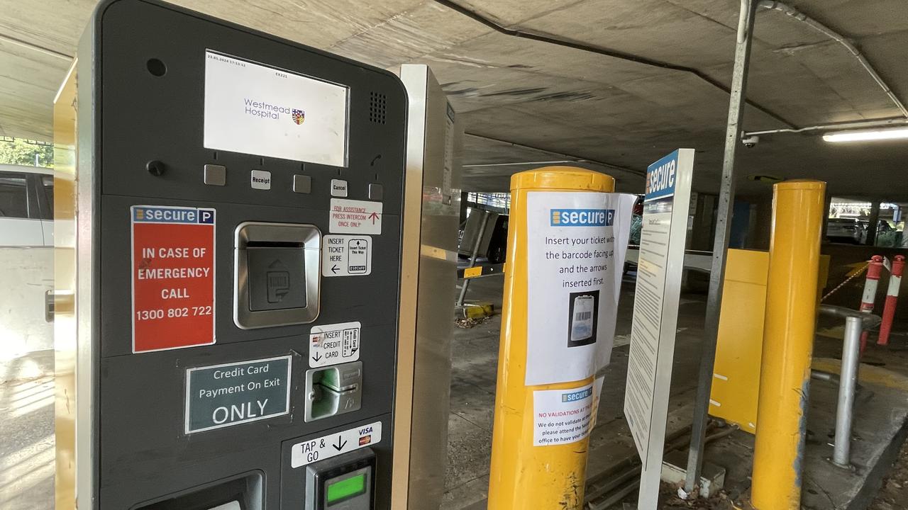 A public carpark at Westmead Hospital.