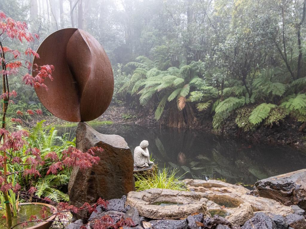 The house is in a lush rainforest. Picture: Stayz