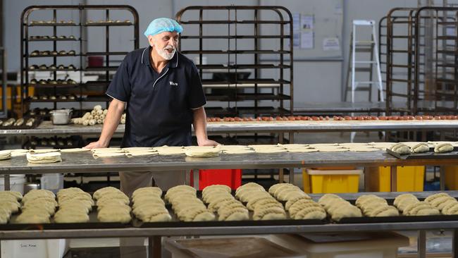 Vili Milisits at his factory in Mile End in 2018, when he was celebrating 50 years of business. Picture: Calum Robertson