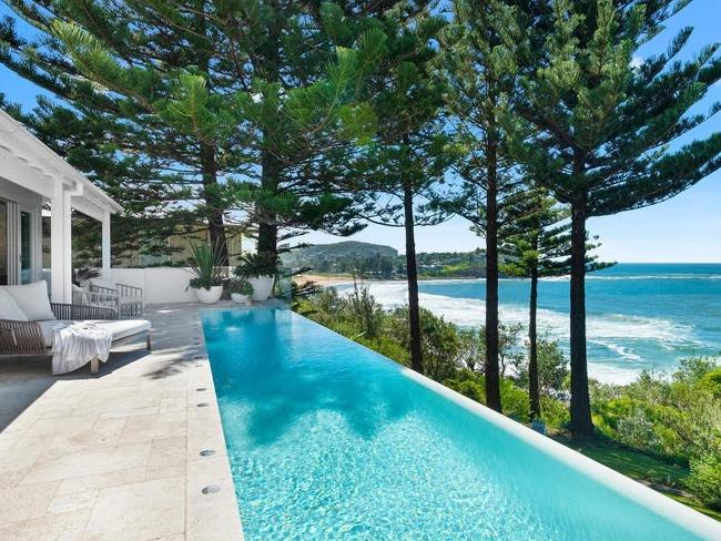 Property records show Bank of Queensland’s CEO Patrick Allaway’s $7 million Sydney beachfront home is with Westpac. Picture: realestate.com.au