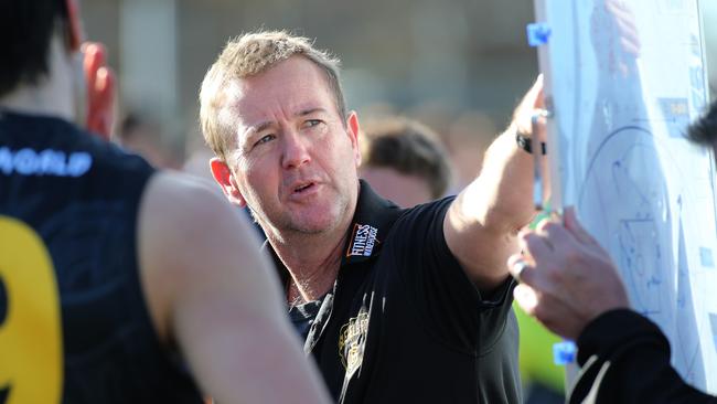 Glenelg coach Mark Stone says he is staying at the Bay. Picture: Dean Martin