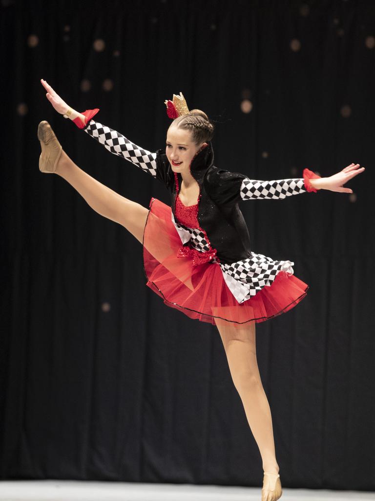 Southern Tasmanian Dancing Eisteddfod, Isabella Bomford (HOD) during the 12 Years Jazz Solo at Wrest Point. Picture: Chris Kidd