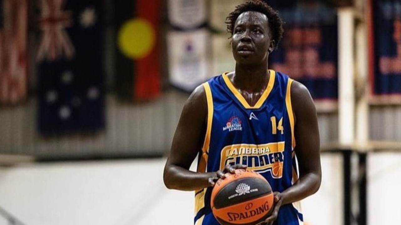 Akech Aliir has joined North Adelaide for NBL1 season 2023. Picture: Canberra Gunners