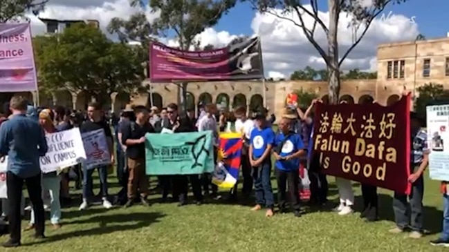 Student protest at University of Queensland