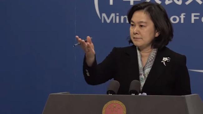 Foreign Ministry spokeswoman Hua Chunying. Source: Supplied