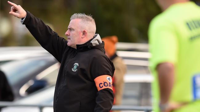 Greensborough coach Mick Harford. Picture: Steve Tanner