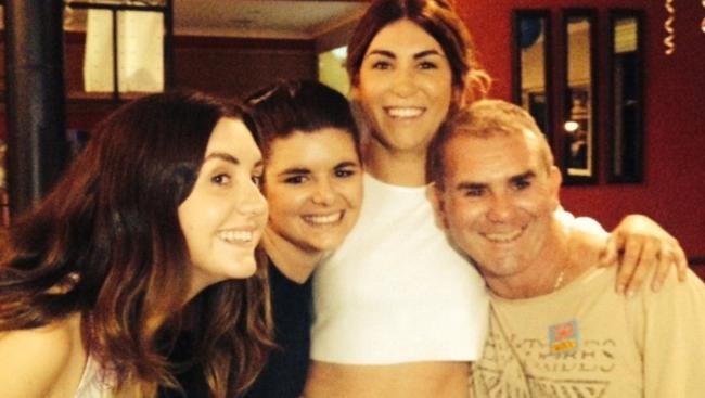 Troy Campbell and his beloved three daughters.