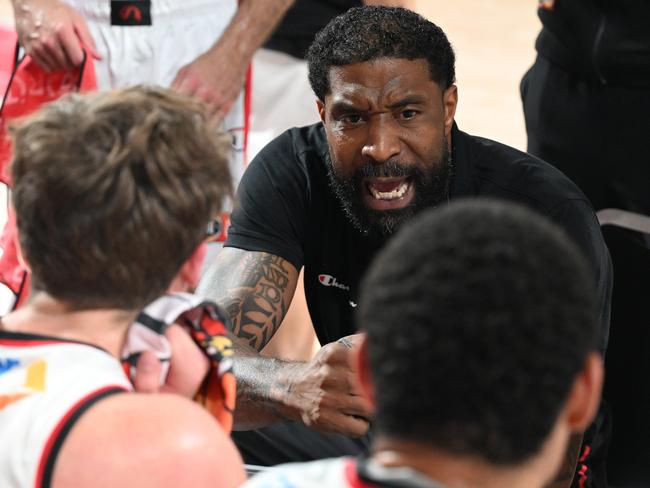 Justin Tatum was named coach of the year. Picture: Steve Bell/Getty Images