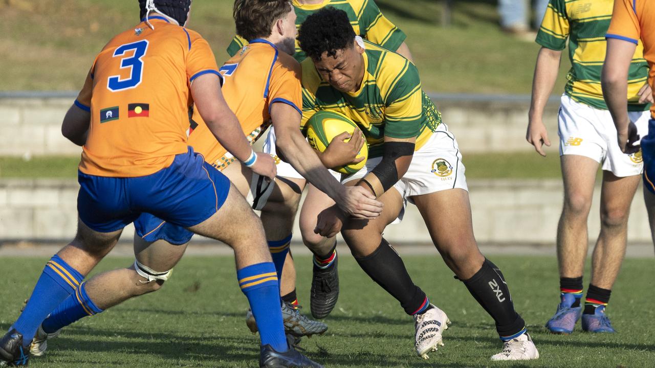 AIC First XV rugby between hosts St Patrick's and visitors Ashgrove at Curlew Park, Sandgate, Wednesday, May 22, 2024 - Picture: Richard Walker