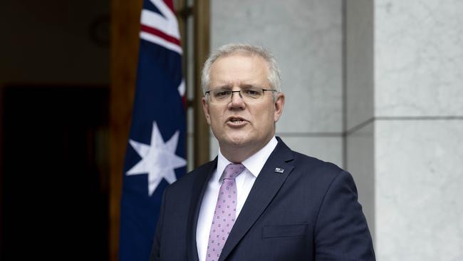 Prime Minister Scott Morrison is being urded to do more for women impacted during COVID. Picture: NCA NewsWire / Gary Ramage