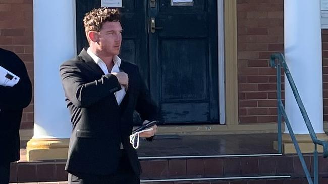 John William Allen, also known as Jack, leaving Scone Local Court on June 15, 2022 where he was facing cocaine supply and other charges. Picture: Dan Proudman