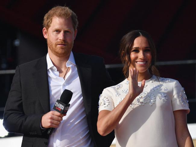 Prince Harry and Meghan Markle continue to champion causes they believe in – but from the US. Picture: Angela Weiss/AFP