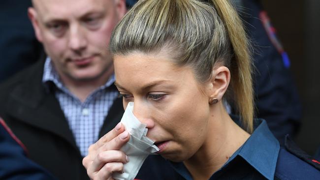 Paramedic Monica was bashed on the job. Picture: AAP Image/Julian Smith