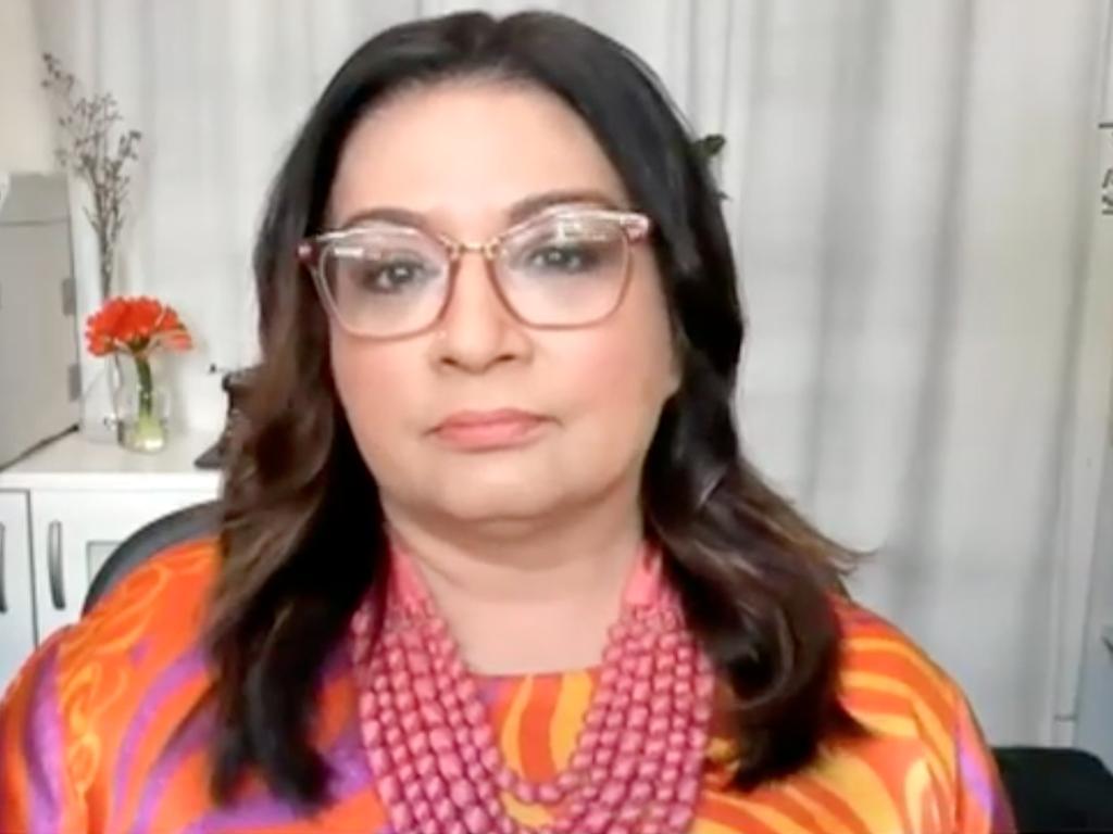 Senator Mehreen Faruqi, 59, has received backlash following a statement she posted on social media about the Queen, just hours after the monarch passed away. Picture: Supplied.