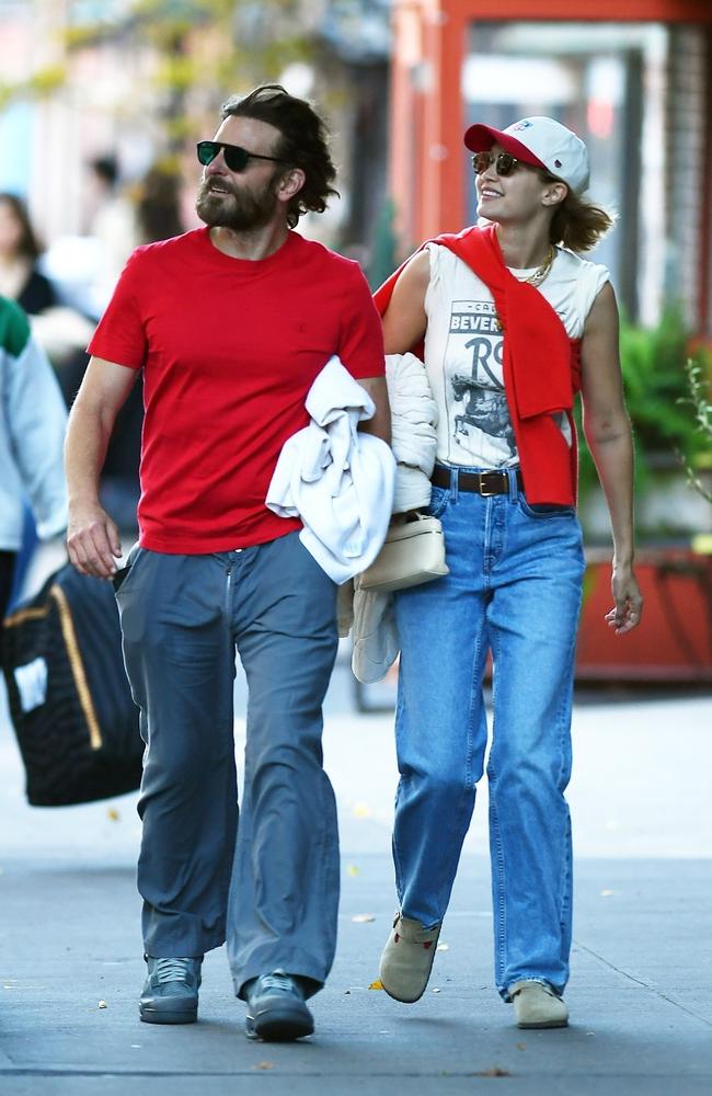 Bradley Cooper, 49, and girlfriend Gigi Hadid, 29. Picture: JosiahW / BACKGRID