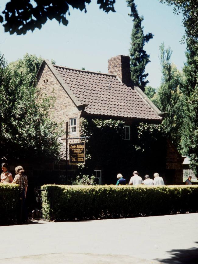 Cooks' Cottage in Fitzroy Gardens, Melbourne.