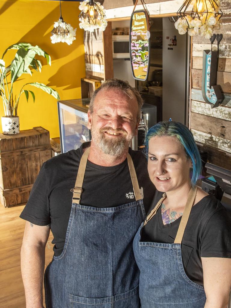 Paul Hallam and Samantha Carmichael of Savour This Eatery. Wednesday, September 1, 2021. Picture: Nev Madsen.