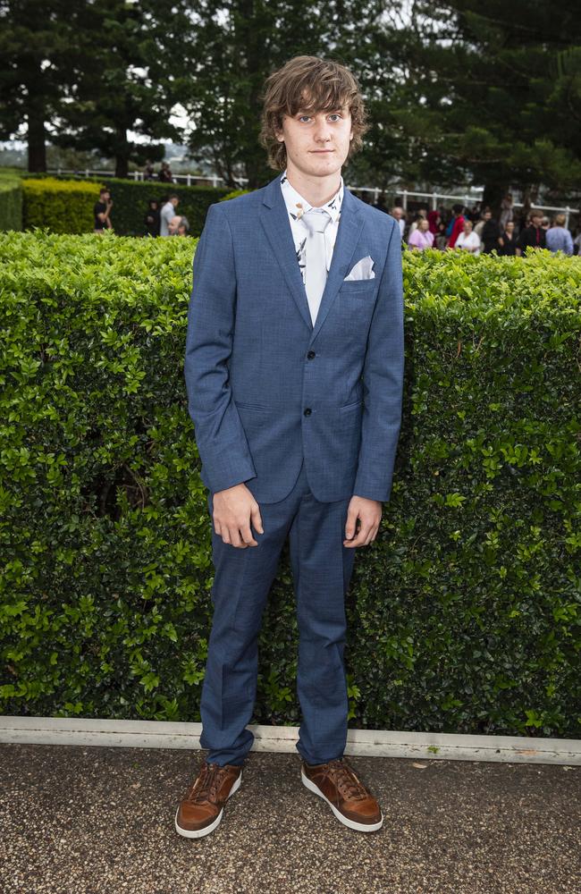 Jack Gillam at Centenary Heights State High School formal at Picnic Point, Friday, November 15, 2024. Picture: Kevin Farmer