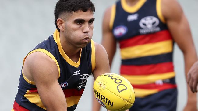 Will Tyson Stengle’s DUI mistake be featured in the upcoming documentary on the Adelaide Crows? We’ll have to wait and see. Picture: Sarah Reed