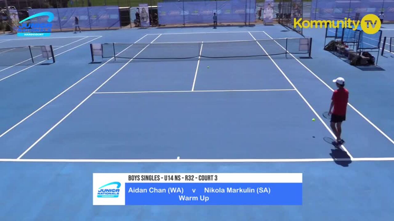 Replay: Aidan Chan v Nikola Markulin – 2024 Australian Junior Hardcourt Championships Day 1