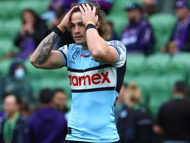 Sharks half Nicho Hynes. Picture: NRL Imagery