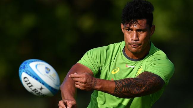 Lopeti Timani will run out for the Wallabies at Twickenham.