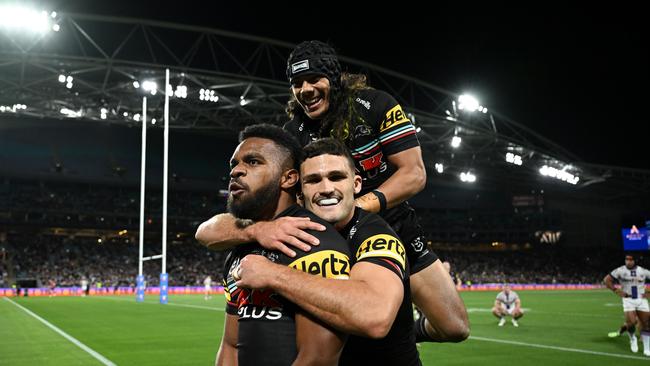 Jarome Luai made a successful return from a shoulder injury, but the Panthers star says he may still require surgery. Picture; NRL Photos