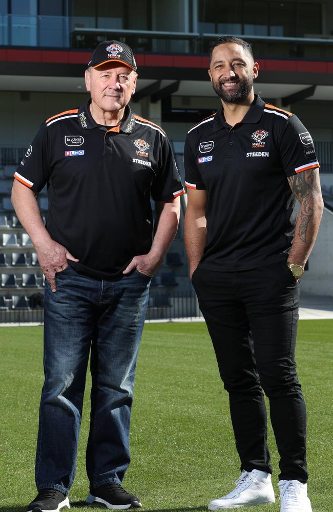 Tim Sheens and Benji Marshall have reportedly fallen out. Picture: David Swift