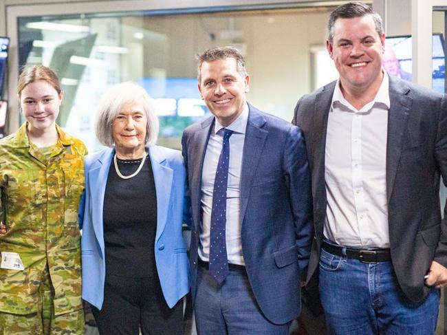 (From left to right) Lucy Mathewson, Ruth Colagiuru, NSW Health Minister Ryan Park and 2GB radio host Chris O'Keefe. Picture: Supplied