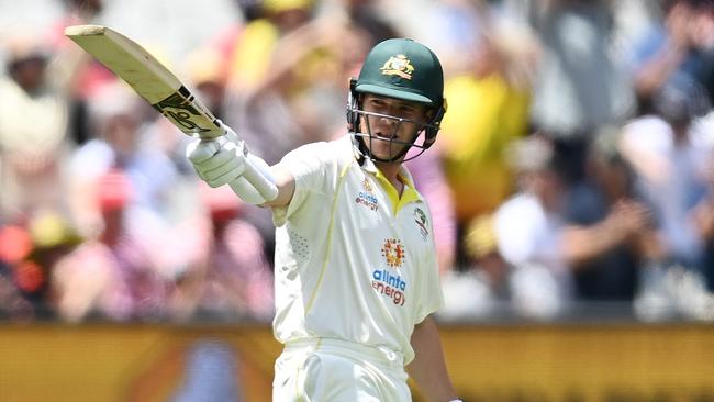 Marcus Harris of Australia. Photo by Quinn Rooney/Getty Images