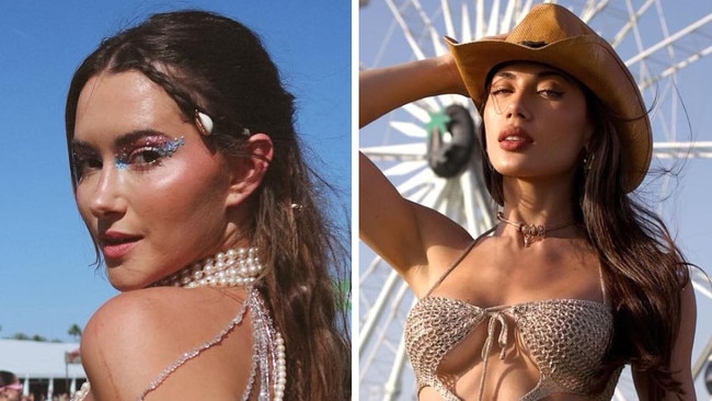 Naked trend sweeps Coachella. Picture: Instagram