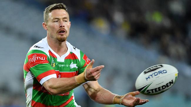 Damien Cook in action for the Rabbitohs.