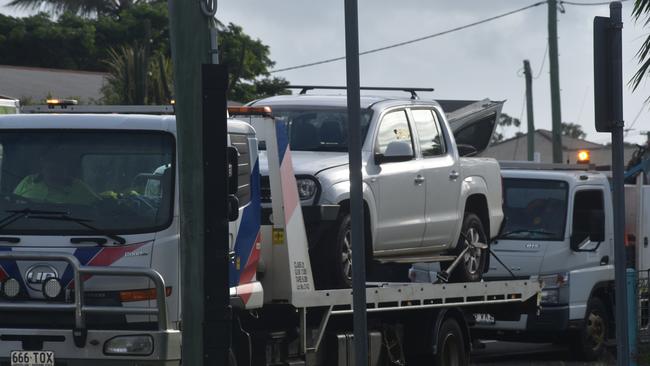 A VW Amarok utility was towed from the scene.