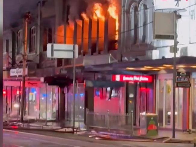 The Lux Nightclub was completely destroyed in the blaze. Picture: Supplied