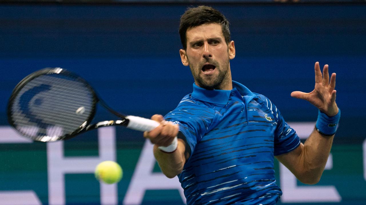 Novak Djokovic took the anger out on Denis Kudla.